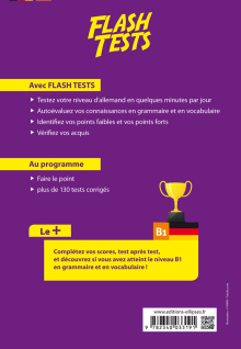 Allemand. Flash Tests. B1. Testez votre niveau d'allemand !
