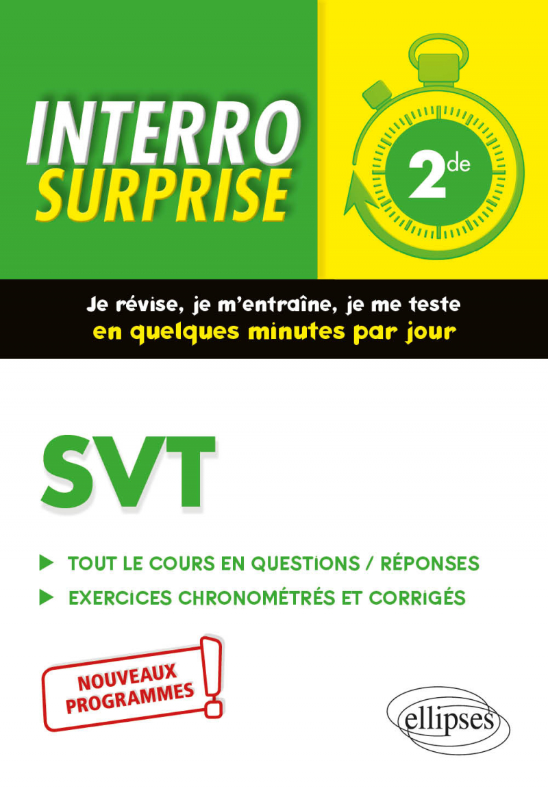 SVT - Seconde - Nouveaux programmes