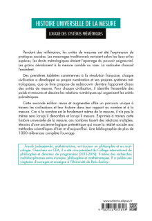 Histoire universelle de la mesure - Logique des systèmes prémétriques - 2e édition revue et augmentée