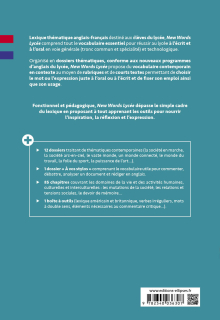 New Words Lycée. Lexique thématique du vocabulaire contemporain anglais-français (Conforme aux nouveaux programmes)