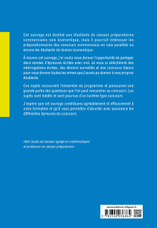 S'entraîner en mathématiques en prépa - ECE 1&2