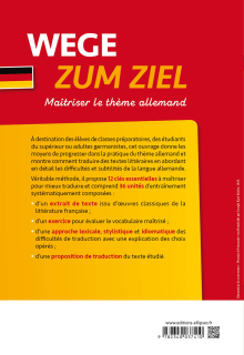 WEGE ZUM ZIEL. Maîtriser le thème allemand