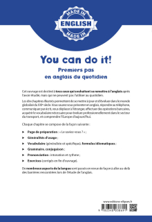 You can do it! - Premiers pas en anglais du quotidien - A1/A2