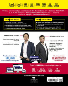 Le Grand Manuel du TAGE MAGE – N°1 DES VENTES – 16 tests blancs + 200 fiches de cours + 2000 vidéos – Édition 2021