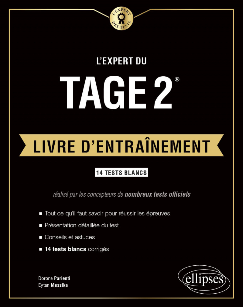 L'expert du Tage 2® - Livre d'entraînement