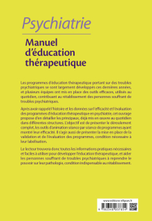 Psychiatrie - Manuel d'éducation thérapeutique