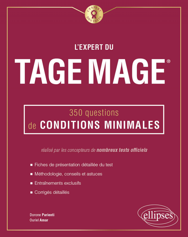 L'Expert du Tage Mage® - 350 questions de conditions minimales