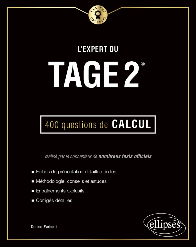 L'Expert du Tage 2® - 400 questions de calcul