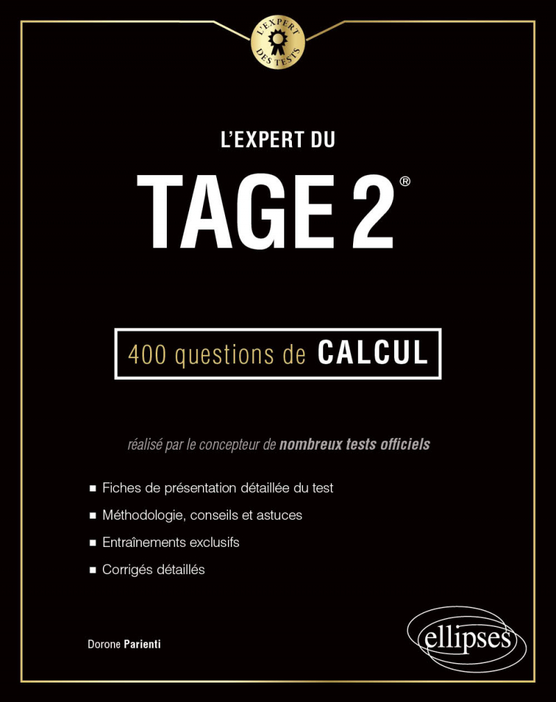 L'Expert du Tage 2® - 400 questions de calcul