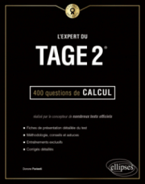 L'Expert du Tage 2® - 400 questions de calcul