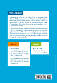 Anglais. 80 fiches de culture et civilisation. Grande-Bretagne, Etats-Unis, Commonwealth (avec exercices corrigés). B2-C1 - 2e édition mise à jour