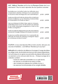 Spécialité Physique-Chimie - Première - nouveaux programmes