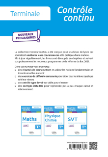 Mathématiques complémentaires - Terminale - nouveaux programmes