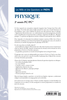 Les 1001 questions de la physique en prépa - 2e année PC/PC* - 3e édition actualisée