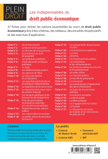 Les indispensables du droit public économique