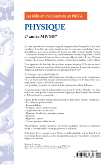 Les 1001 questions de la physique en prépa - 2e année MP/MP* - 3e édition actualisée