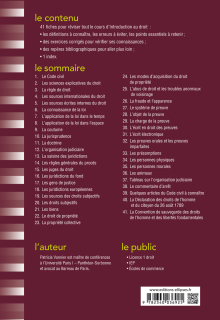 Fiches d'Introduction au droit - 4e édition