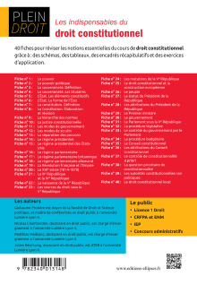 Les indispensables du droit constitutionnel