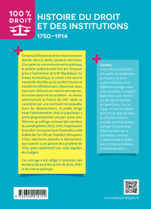 Histoire du Droit et des institutions. 1750-1914