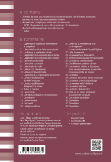 Fiches de droit pénal général - 5e édition