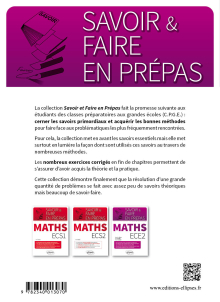 Mathématiques ECE1