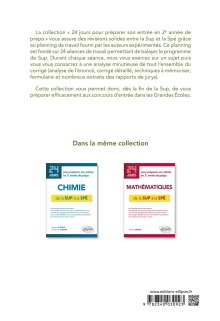 Physique de la Sup à la Spé - 24 jours pour préparer son entrée en 2e année de prépa