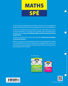 Maths Spé - 12 fiches techniques et exercices de base - MP, PC, PSI et PT