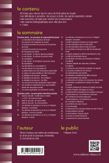 Fiches de Droit pénal du travail