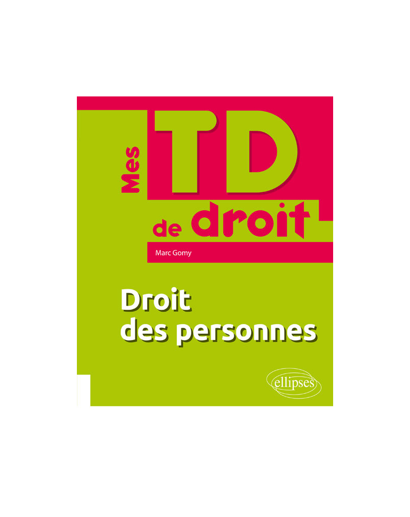 Droit des personnes