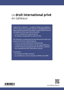 Le droit international privé en tableaux