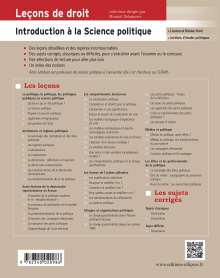 Leçons d'introduction à la Science politique - 3e édition