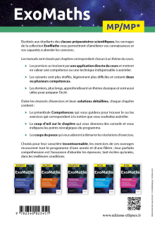 Maths MP/MP* - Exercices corrigés pour comprendre et réussir