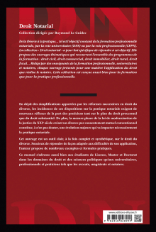 Nouvelle pratique notariale en droit du divorce