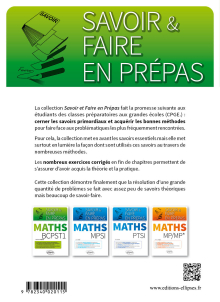 Mathématiques BCPST2