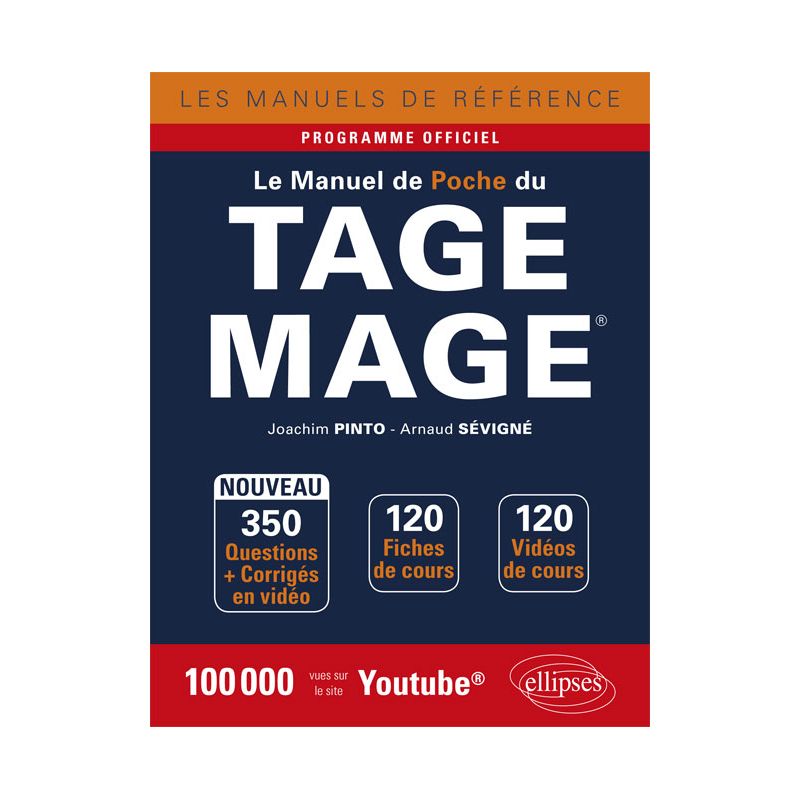 Le Manuel de poche du Tage Mage® - 120 fiches de cours, 350 questions + corrigés en vidéo