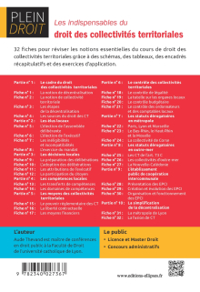 Les indispensables du Droit des collectivités territoriales