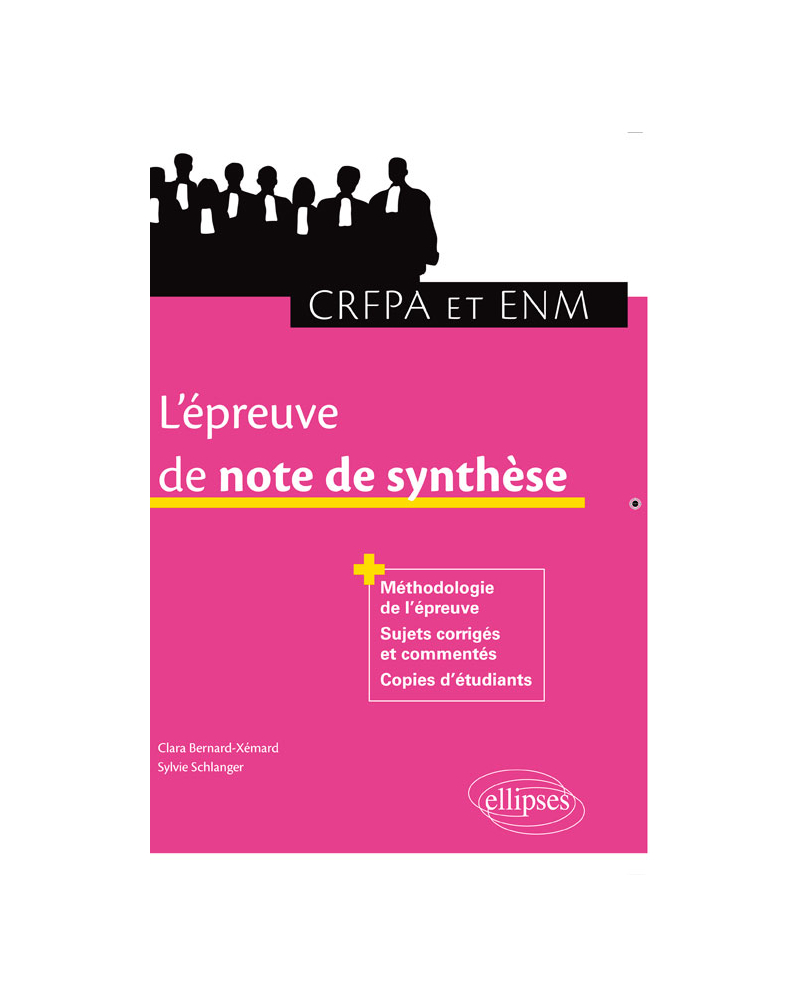 L'épreuve de note de synthèse au CRFPA et à l'ENM