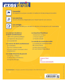 Droit constitutionnel - 31 exercices d'application