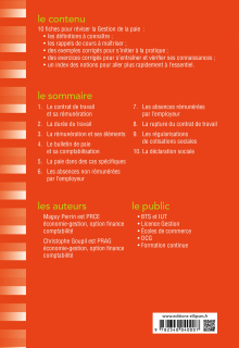 Fiches de Gestion de la paie - 4e édition