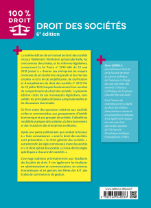 Droit des sociétés - 6e édition