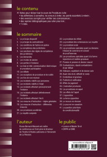 Fiches de procédure civile - 6e édition