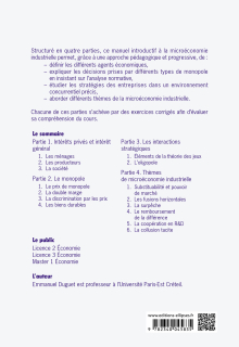 Microéconomie de la concurrence imparfaite. Cours et exercices corrigés d'économie industrielle