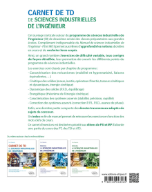Carnet de TD de sciences industrielles de l'ingénieur (SII) - PSI et MP