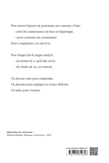 Réussir le commentaire grammatical de textes - Nouvelle édition