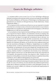 Cours de Biologie cellulaire - 5e édition