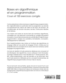 Bases en algorithmique et en programmation - Cours et 120 exercices corrigés