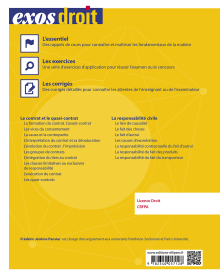 Droit des obligations. 41 exercices d'application
