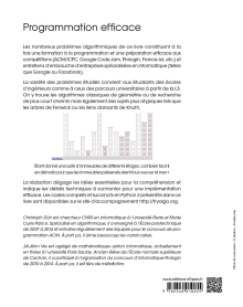 Programmation efficace - 128 algorithmes qu’il faut avoir compris et codés en Python au cours de sa vie