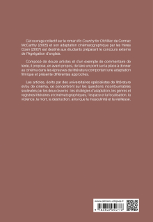 Agrégation anglais 2022. No Country for Old Men (Cormac McCarthy, Ethan et Joel Coen)