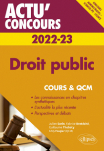 Droit public 2022-2023 - Cours et QCM